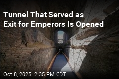 Ancient Tunnel Once Used by Emperors Is Opened