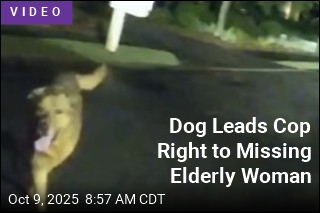 Dog Leads Cop Right to Missing Elderly Woman