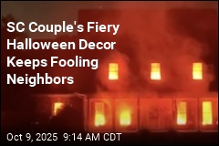 SC Couple&#39;s Fiery Halloween Decor Keeps Fooling Neighbors