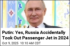 Putin: Russian Air Defenses Responsible for 2024 Jet Crash