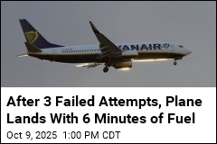 Ryanair Flight Lands With Just Minutes of Fuel Left
