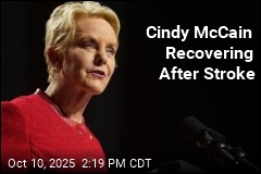 Cindy McCain Plans Return to Food Program After Stroke
