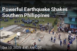 Powerful Earthquake Shakes Southern Philippines