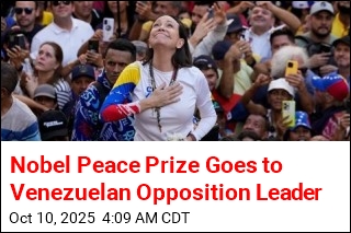 Nobel Peace Prize Goes to Venezuelan Opposition Leader