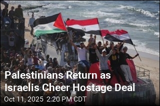 Palestinians Return as Israelis Cheer Hostage Deal