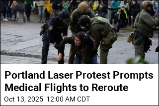 Portland Laser Protest Prompts Medical Flight Rerouting