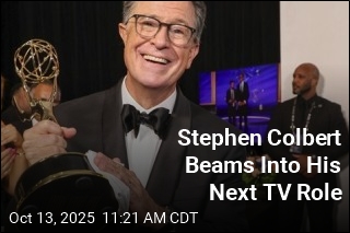 Stephen Colbert Beams Into His Next TV Role