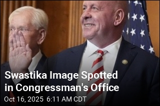 Swastika Image Spotted in Congressman&#39;s Office