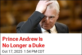 Prince Andrew Is No Longer a Duke