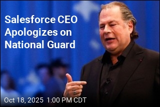 Salesforce Boss Retreats on Call for National Guard