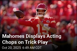 Mahomes Pulls Off a Fake Within a Fake