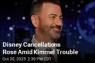 Disney Cancellations Rose Amid Kimmel Trouble
