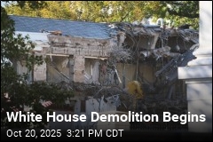 Demolition of White House East Wing Begins