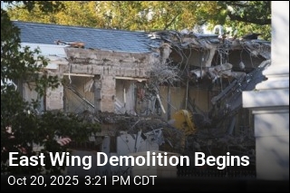 Demolition of White House East Wing Begins