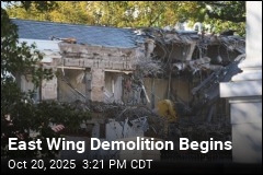 Demolition of White House East Wing Begins
