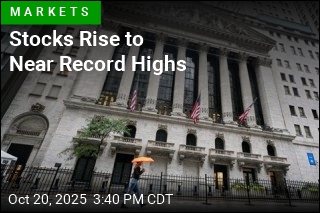 Stocks Rise to Near Record Highs