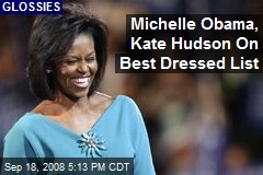 Michelle Obama, Kate Hudson On Best Dressed List