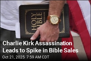 Charlie Kirk Assassination Leads to Spike in Bible Sales