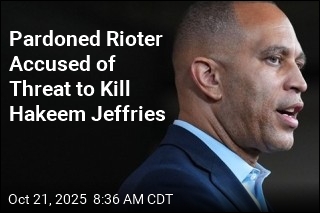 Pardoned Rioter Accused of Threatening Hakeem Jeffries