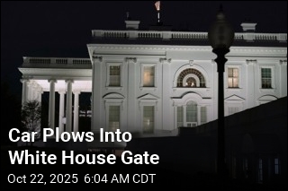 Car Slams Into White House Gate