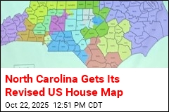North Carolina Gets Its Redrawn US House Map