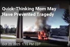 Mom Spots Flames, Helps Save Kids From Burning School Bus