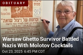 Warsaw Ghetto Survivor Battled Nazis With Molotov Cocktails