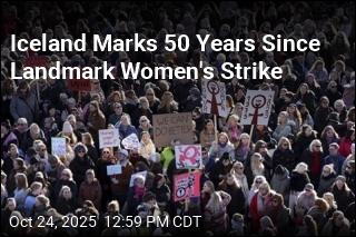 Iceland Marks 50 Years Since &#39;Women&#39;s Day Off&#39; Strike