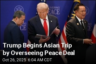 Trump Begins Asian Trip by Overseeing Peace Deal