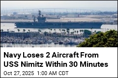 Navy Loses 2 Aircraft From USS Nimitz Within 30 Minutes