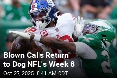 Reffing Blunders Highlight NFL&#39;s Week 8