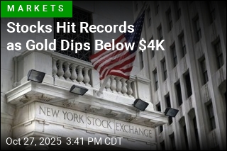 Stocks Hit Records as Gold Dips Below $4K