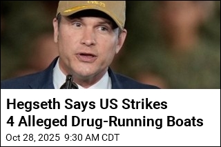 Hegseth Says US Strikes 4 Alleged Drug-Running Boats