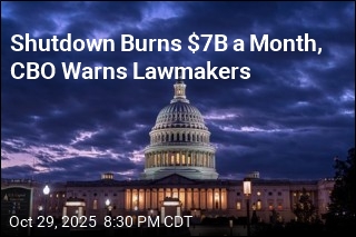 Shutdown Burns $7B a Month, CBO Warns Lawmakers