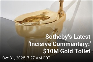 Gold Toilet Named &#39;America&#39; Can Be Yours for $10M