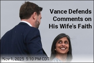 Vance Sticks to Hope His Wife Will Convert