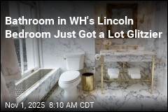Trump Gives Bathroom in Lincoln Bedroom a Makeover