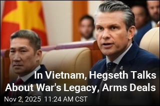 In Vietnam, Hegseth Talks About War&#39;s Legacy, Arms Deals