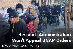 Bessent: SNAP Benefits Could Resume This Week