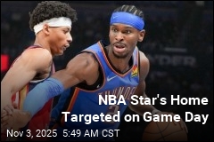 NBA Star&#39;s Home Targeted on Game Day