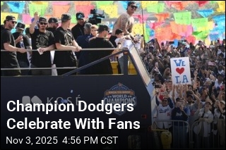 Dodgers, Fans Celebrate Back-to-Back Titles