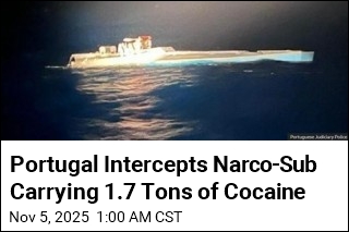 Portugal Intercepts Narco-Sub With 1.7 Tons of Cocaine