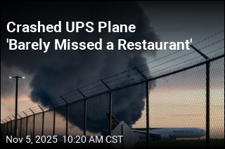 Crashed UPS Plane &#39;Barely Missed a Restaurant&#39;