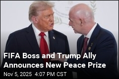 FIFA to Present a Peace Prize, and Trump Plans to Be There
