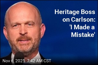 Heritage Boss Apologizes Over Carlson Defense