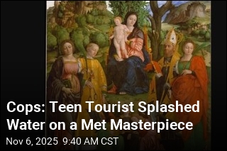 Cops: Teen Tourist Splashed Water on a Met Masterpiece