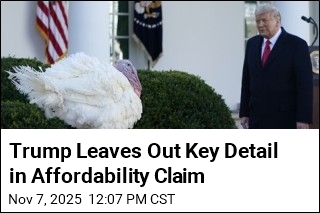 Trump&#39;s Thanksgiving Savings Claim Skips Key Detail