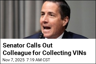 Senate Democrat Calls Out GOP Colleague for Collecting VINs