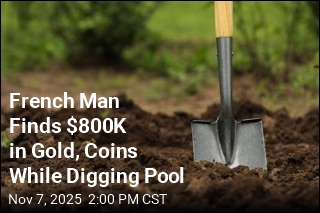 French Man Finds $800K in Gold, Coins While Digging Pool