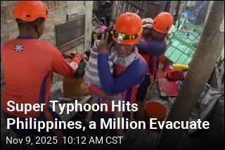 A Million Evacuate as Super Typhoon Hits Philippines